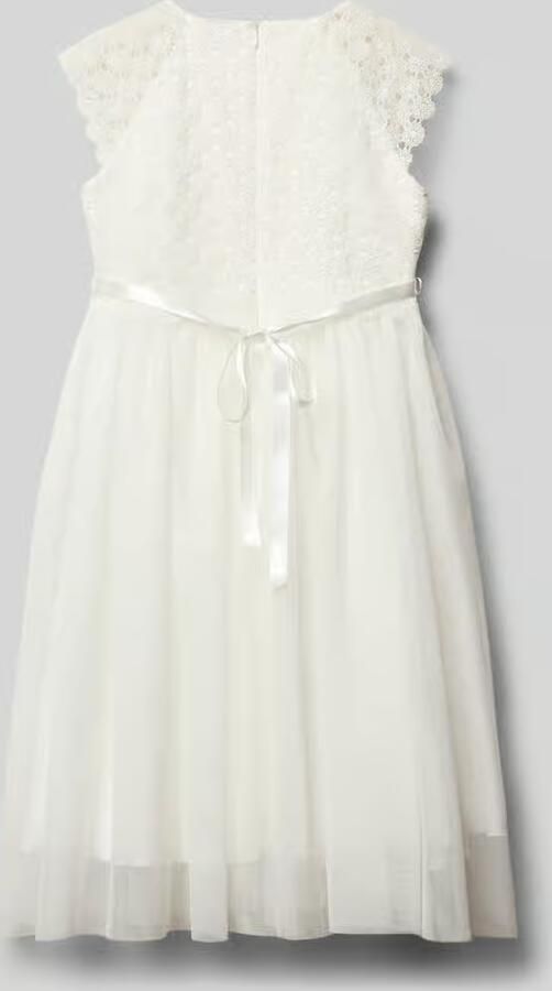 Weise jurk met bloe -stitching - Foto 2