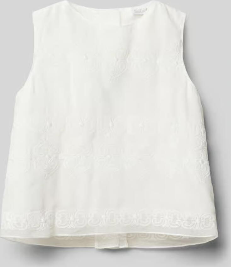 Weise Regular fit blousetop met kant - Foto 2