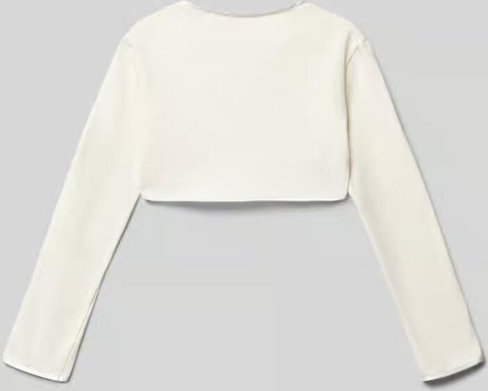 Weise Regular fit bolero met bloe applicaties - Foto 2