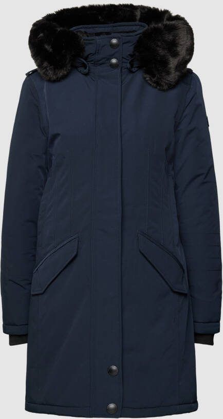 Wellensteyn Regular fit functioneel jack met capuchon en imitatiebont model 'DOMINO'