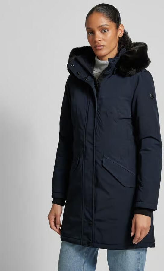 Wellensteyn Regular fit functioneel jack met capuchon en imitatiebont model 'DOMINO' - Foto 2