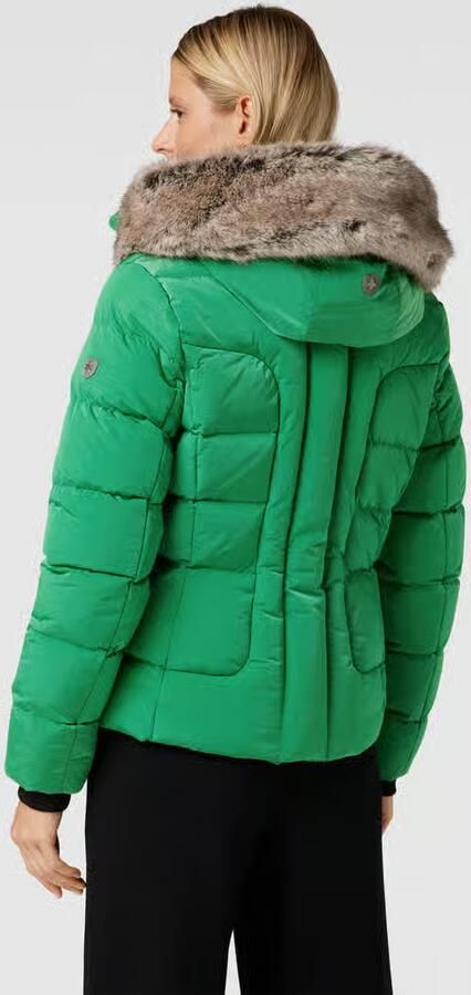 Wellensteyn Shaped fit gewatteerd jack met imitatiebont model 'ASTORIA'