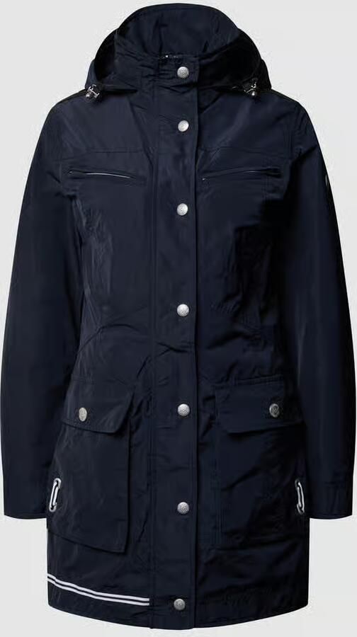 Wellensteyn Shaped fit lange functionele jas met labeldetail model 'ILLUSION'