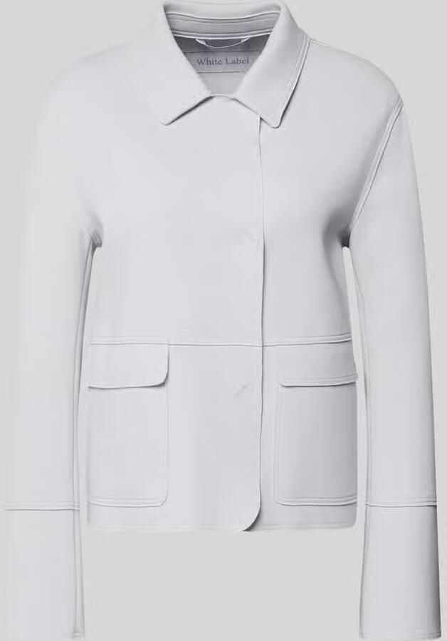 White Label Blazer met kentkraag en opgezette klepzakken - Foto 2