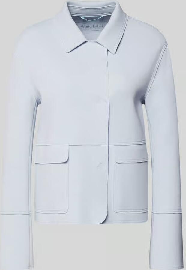 White Label Blazer met kentkraag en opgezette klepzakken - Foto 2
