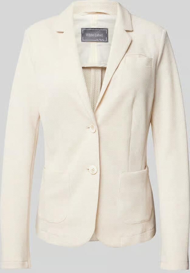 WHITE LABEL Blazer met opgestikte zakken - Foto 2
