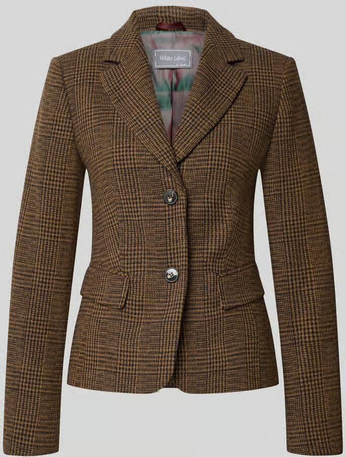 White Label Blazer met reverskraag en klepzakken