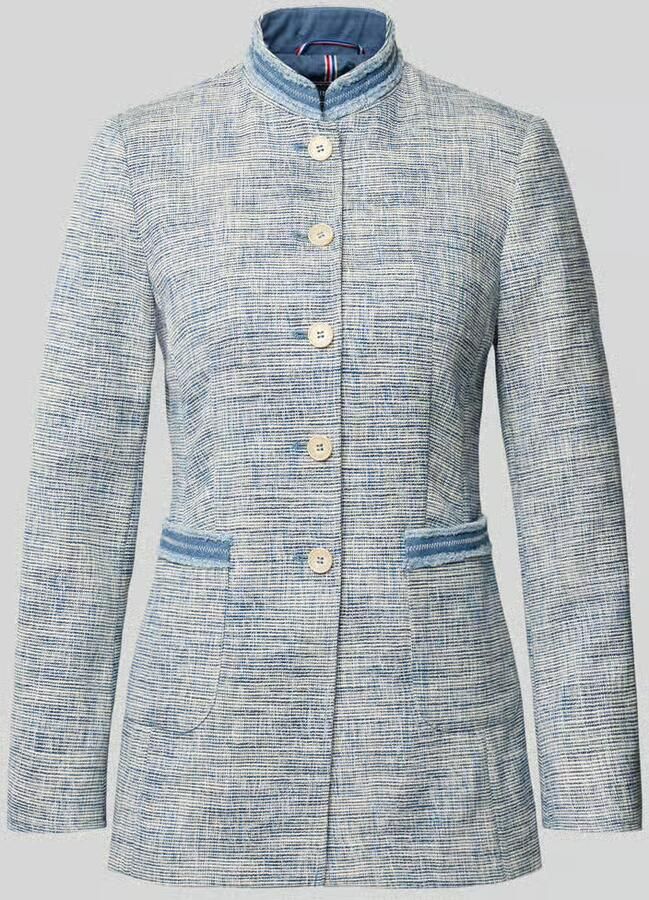 White Label Blazer met staande kraag en opgestikte steekzakken - Foto 2