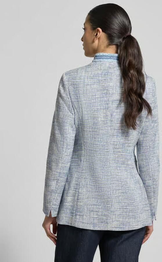 White Label Blazer met staande kraag en opgestikte steekzakken - Foto 2