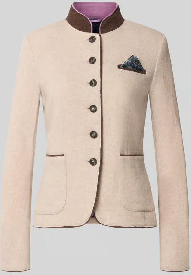 White Label Blazer van wolmix met pochet
