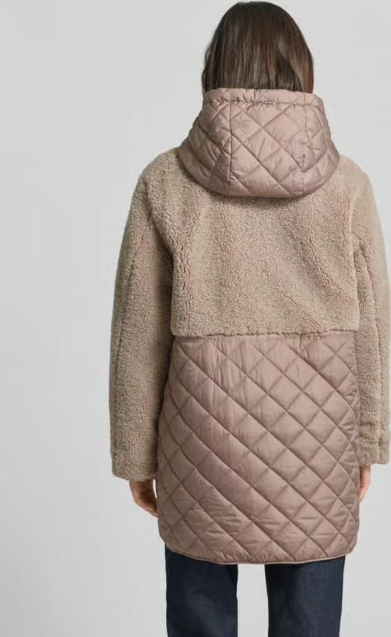 White Label Gewatteerd jack met fleece en steekzakken