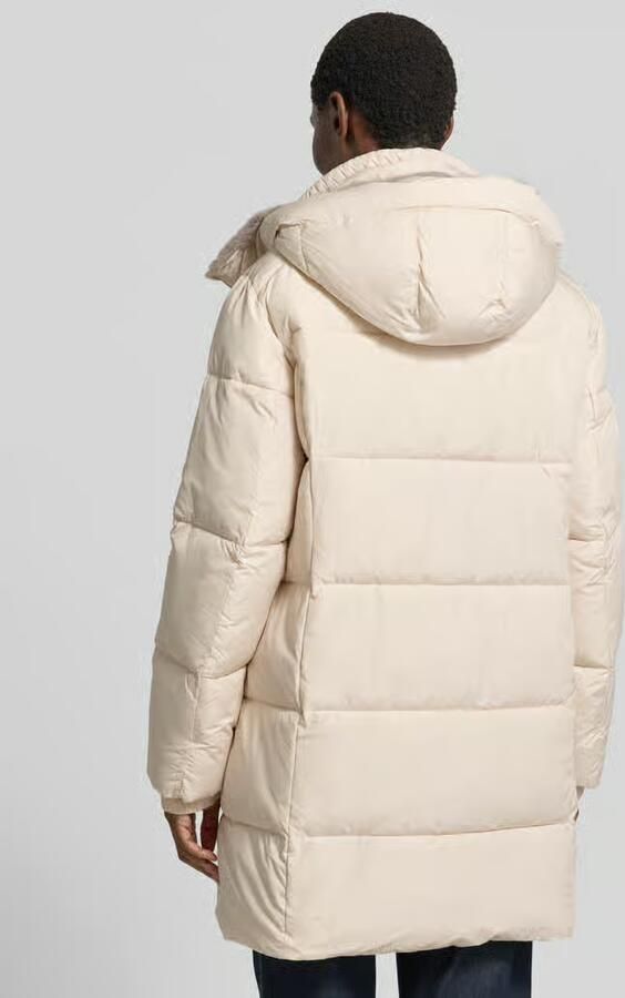 White Label Gewatteerde mantel met afneembare capuchon - Foto 3
