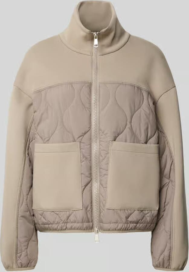 White Label Jas met stiksels en tweewegsrits