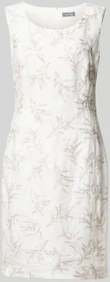 White Label Knie-lange kokerjurk met stitchings - Foto 2