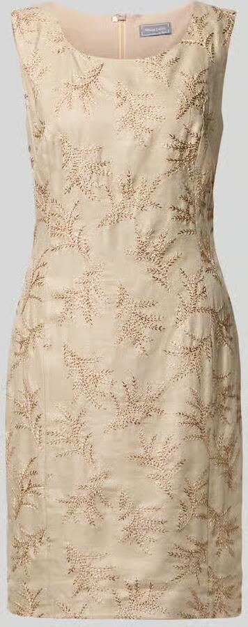 White Label Knie-lange kokerjurk met stitchings - Foto 2