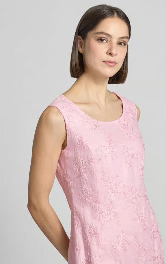 White Label Knie-lange kokerjurk met stitchings