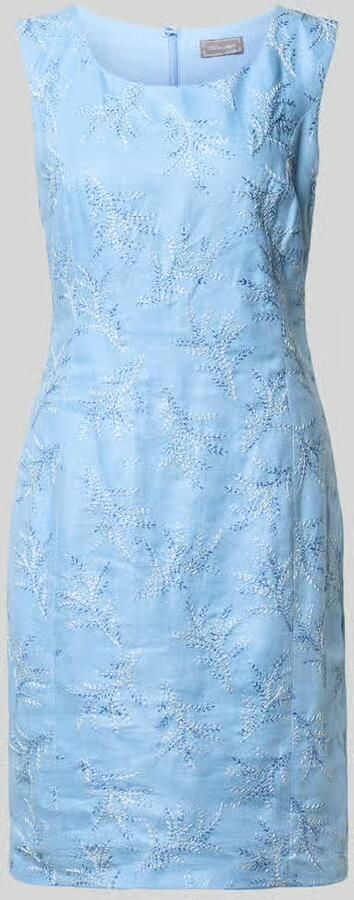 White Label Knie-lange kokerjurk met stitchings - Foto 2
