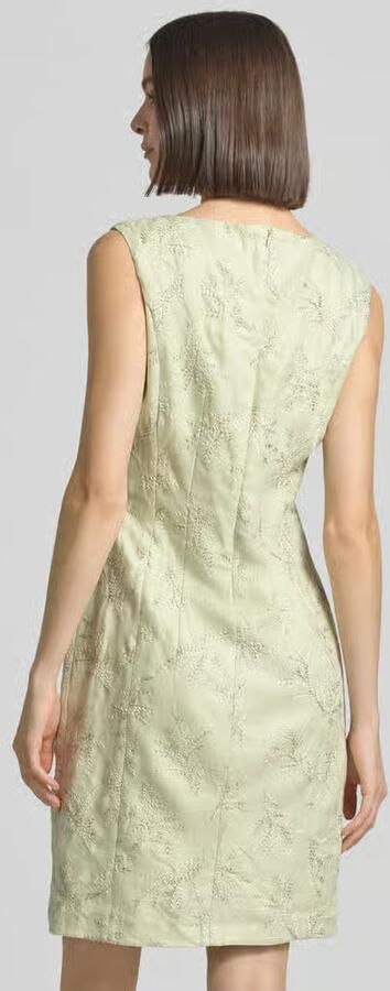 White Label Knie-lange kokerjurk met stitchings