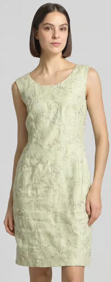 White Label Knie-lange kokerjurk met stitchings - Foto 4