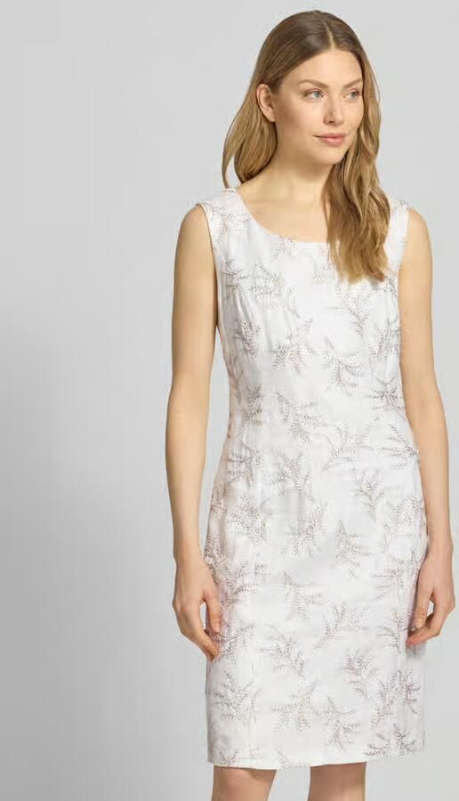 White Label Knie-lange kokerjurk met stitchings - Foto 3