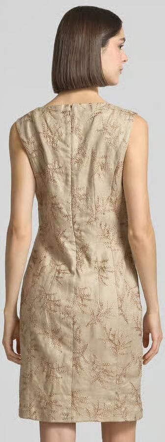 White Label Knie-lange kokerjurk met stitchings