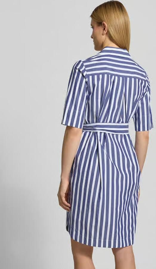 White Label Knie-lange overhemdjurk met strikceintuur