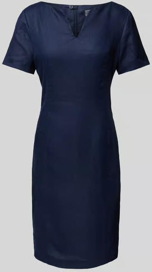 WHITE LABEL Knielange jurk met V-hals - Foto 3