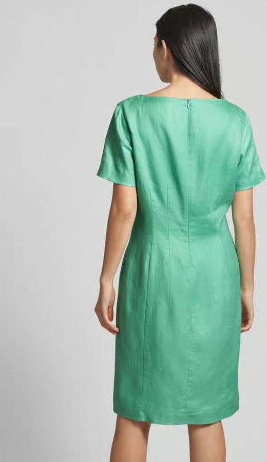 White Label Knielange jurk met V-hals
