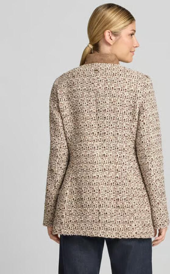White Label Lange blazer met wol - Foto 3