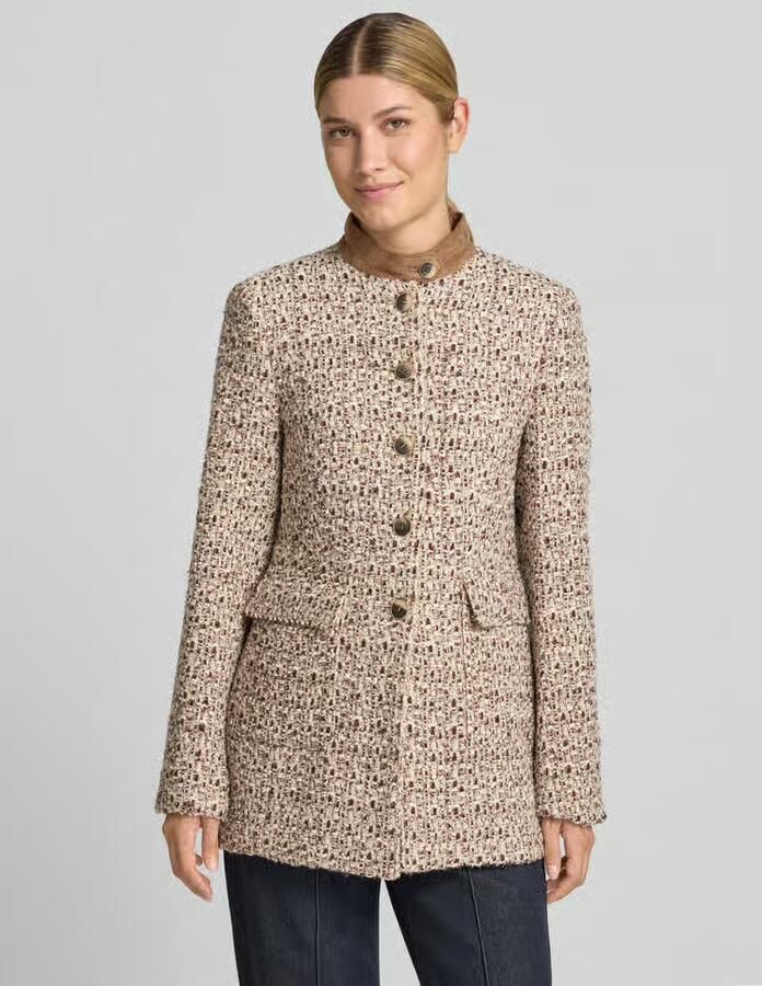 White Label Lange blazer met wol - Foto 2