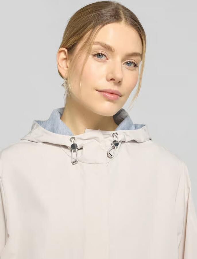 White Label lange jas met klepzakken