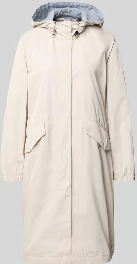 White Label lange jas met klepzakken - Foto 2