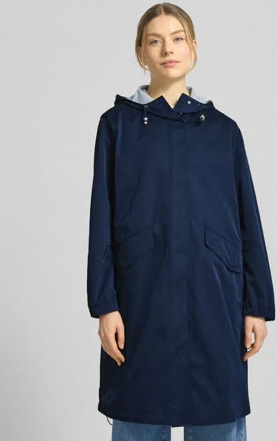 White Label lange jas met klepzakken - Foto 2