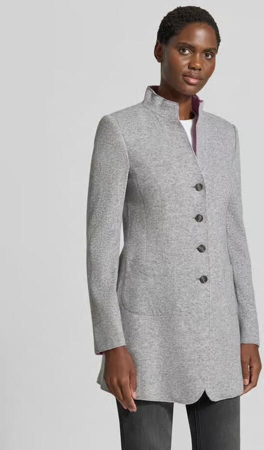 White Label Lange jas van wolmix - Foto 2