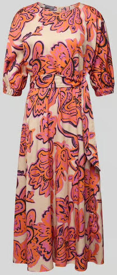 White Label midi-jurk met strikceintuur - Foto 2