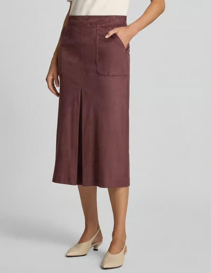 White Label Midirok in suède-look - Foto 2