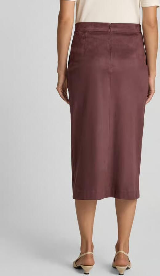 White Label Midirok in suède-look