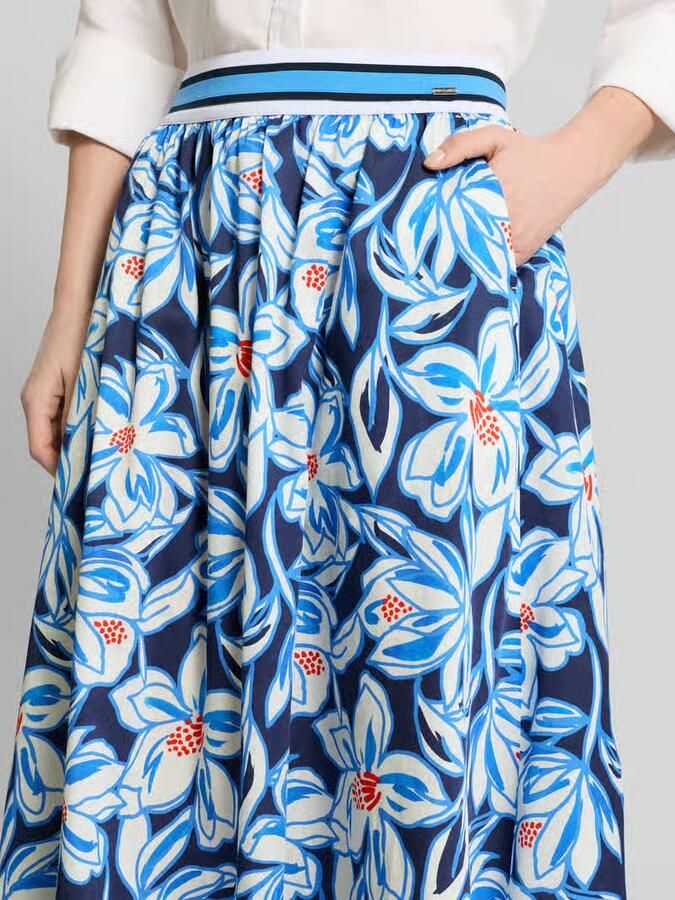 White Label Midirok met rimpelingen