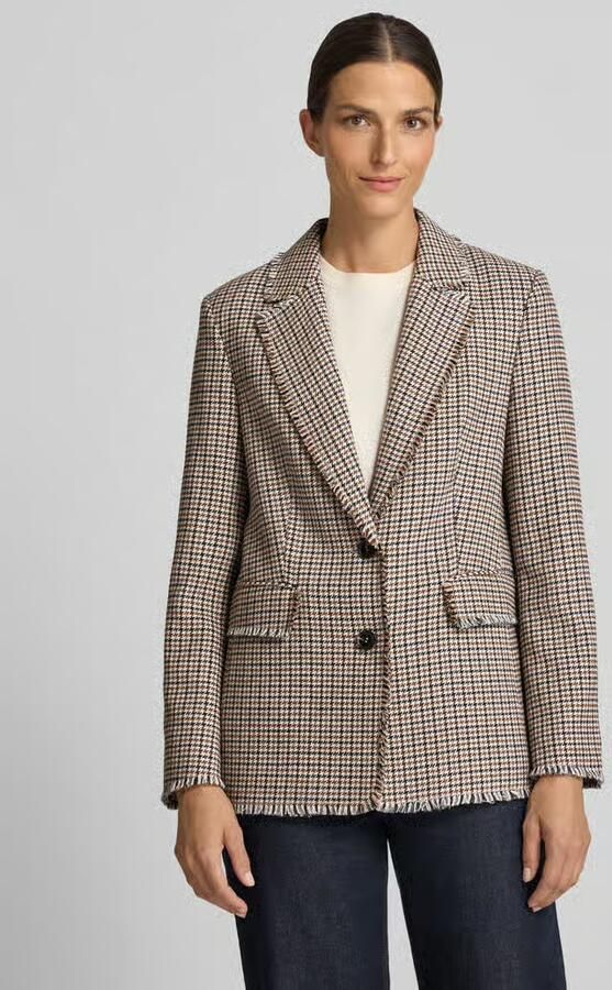 White Label Regular fit blazer met gerafelde zoom - Foto 3