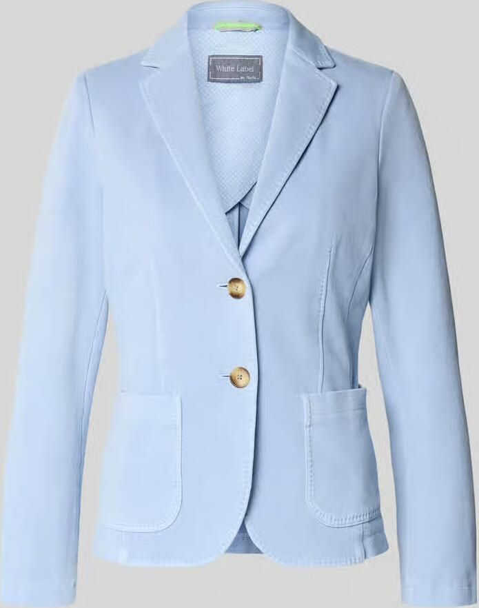 White Label regular fit blazer met reverskraag