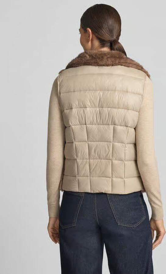 White Label Regular fit bodywarmer met imitatiebont - Foto 2