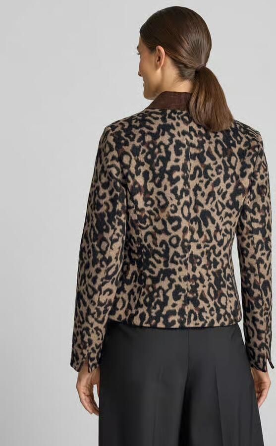 White Label Regular fit jack met platte kraag