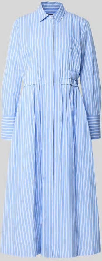 White Label regular fit midi-jurk met platte kraag - Foto 2