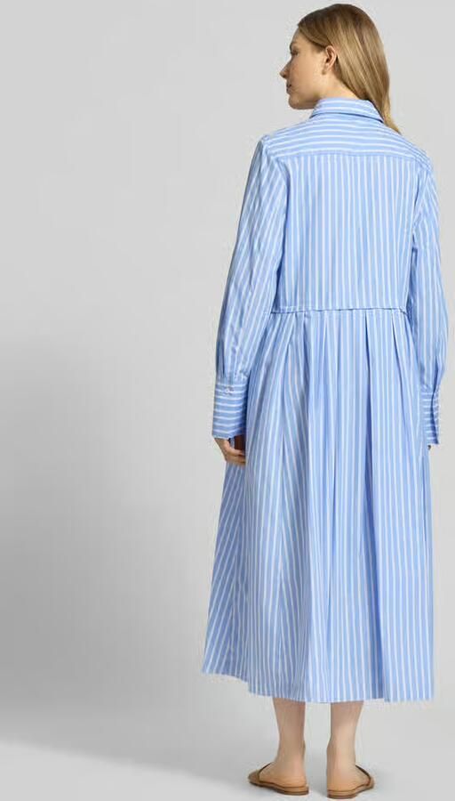 White Label regular fit midi-jurk met platte kraag - Foto 3