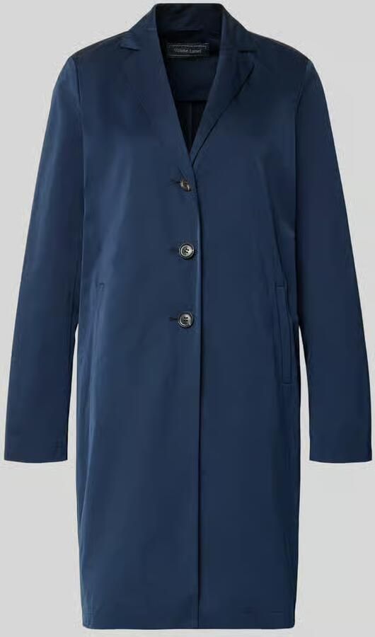 White Label relaxed fit lange jas met reverskraag