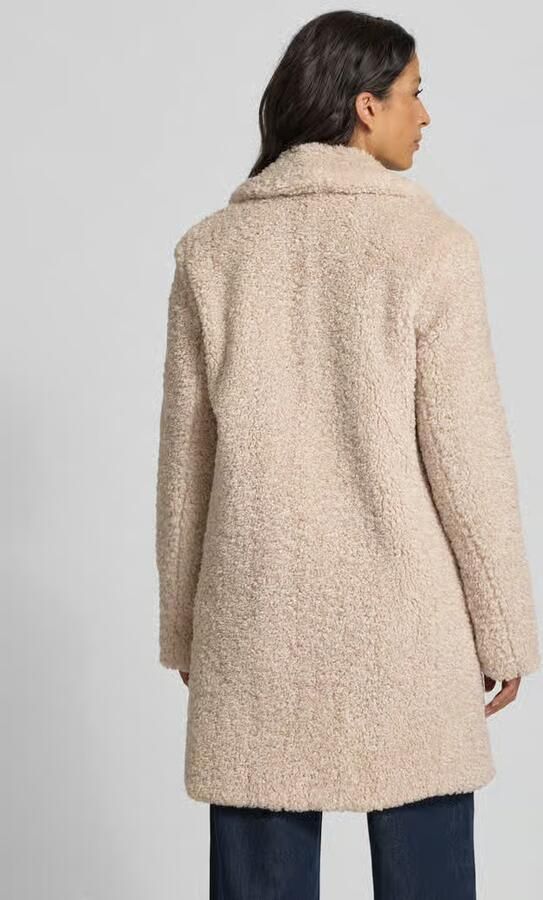 White Label Relaxed fit lange jas van imitatiebont met reverskraag