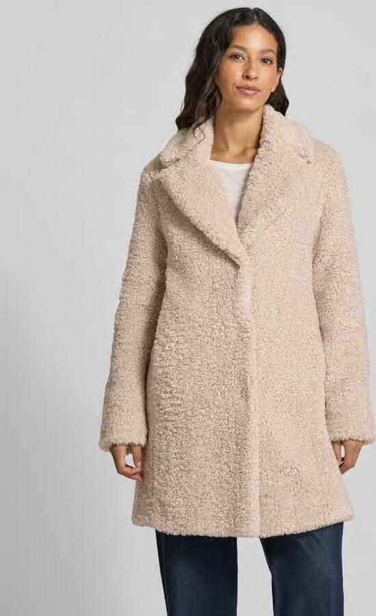 White Label Relaxed fit lange jas van imitatiebont met reverskraag - Foto 2