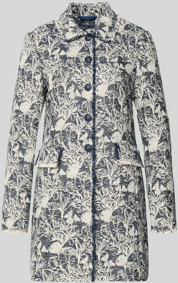 White Label slim fit blazer in allover-look met klepzakken