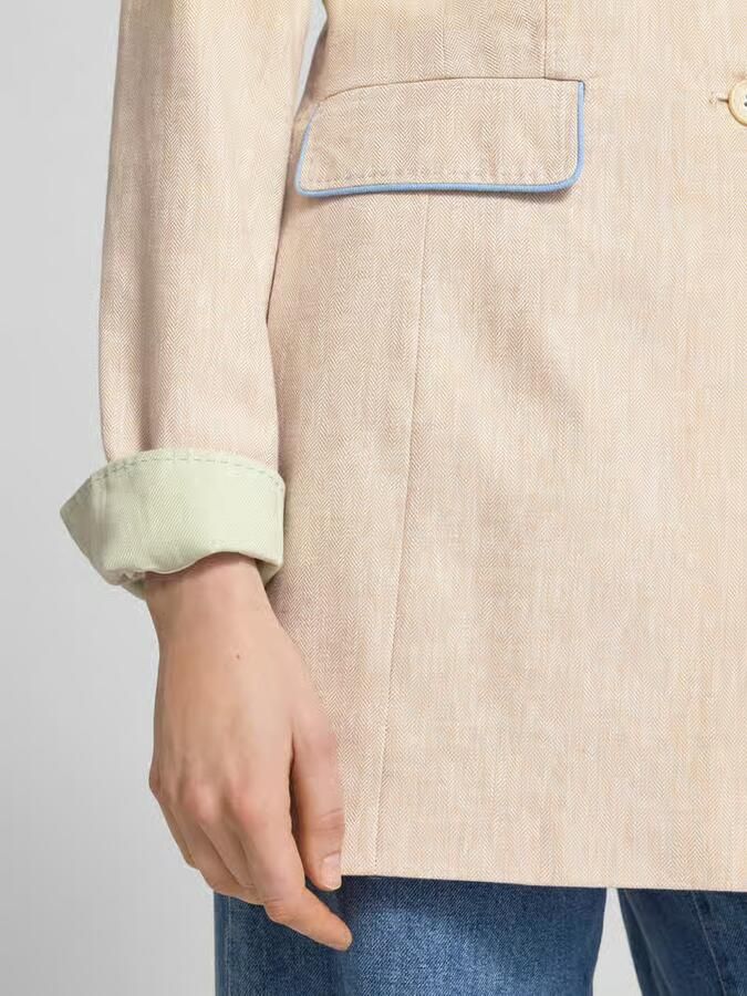 White Label slim fit blazer met klepzakken