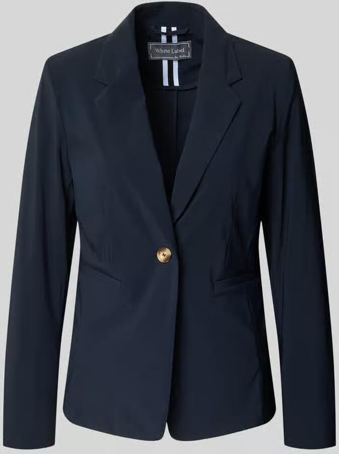 White Label slim fit blazer met knoopsluiting - Foto 2
